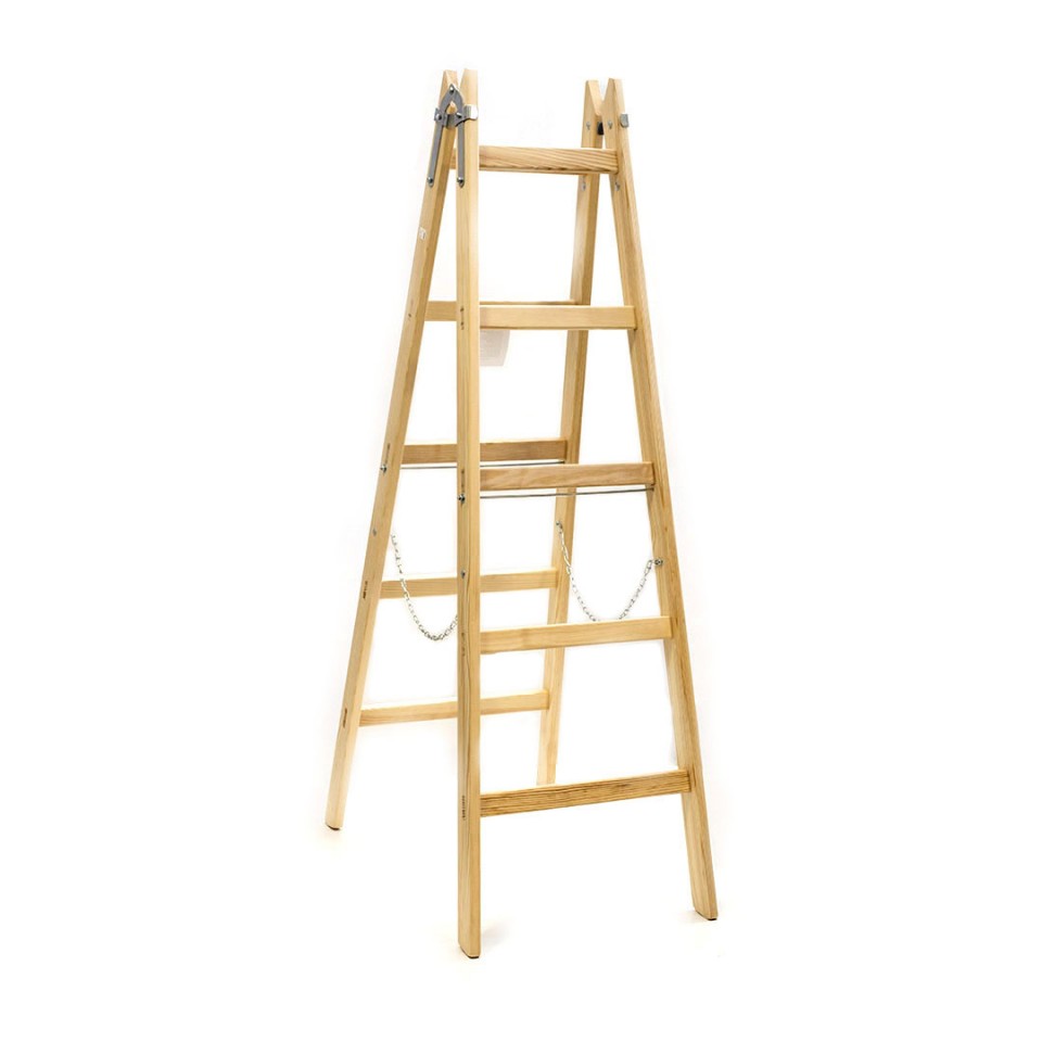 Drabina tynkarska rozstawna - 5 szczebli